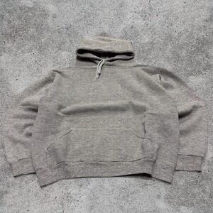 Vintage Russell Athletic Sweatshirt Mens M Gray Hoodie Made USA 70s Blank